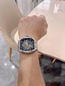 格雅（GEYA）長(cháng)城龍系列 手表男士防水鏤空全自動(dòng)機械手表腕表 送男友 鋼帶款-G78161GWKW 曬單實(shí)拍圖