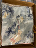 杭城印象新品100%桑蠶絲睡裙女士夏季真絲睡衣女短袖大碼薄款絲綢家居服女 優(yōu)雅小藍花 均碼 （90-168斤） 曬單實(shí)拍圖