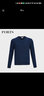 PORTS寶姿男裝V領(lǐng)衫修身男士保暖毛衣MN9K088GKW003 COBALT BLUE M 曬單實拍圖