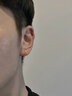 瑗昕黃金耳環(huán)男足金耳圈嘻哈酷帥養耳洞耳釘素圈中性免摘款女高級真金 [單只]圓珠耳釘(約0.15g) 曬單實(shí)拍圖