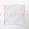 威可多（VICUTU）男士圍巾100%桑蠶絲商務(wù)禮服休閑西裝百搭絲巾男友七夕禮物 藍(lán)白色 52CM*52CM 曬單實(shí)拍圖