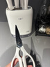 王麻子鈦金刀具套裝 家用菜刀廚房用具大全切菜刀砍骨刀水果刀廚具刀具全套【鈦抗菌防銹】 曬單實(shí)拍圖