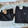 耐克（NIKE）男女跑步健身運動(dòng)套裝 籃球訓練冰絲速干短袖晨跑T恤網(wǎng)球足球短褲 短袖T恤+短褲/黑色兩件套 XL/180-建議體重150~170斤左右 曬單實(shí)拍圖