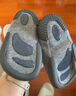 迪卡儂（DECATHLON）寶寶棉鞋嬰兒秋冬季加絨學(xué)步鞋防滑軟底幼兒園室內鞋GYMK 灰色加絨款 24 曬單實(shí)拍圖
