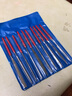 信工儀表小銼刀金剛砂小挫刀鐘表儀器手表零件打磨專(zhuān)用小型搓刀金剛銼 2*100mm套裝【10支混裝】 曬單實(shí)拍圖