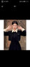 蔓爾依（MANERYI）小香風(fēng)連衣裙女2025新款春秋韓版氣質(zhì)收腰顯瘦假兩件時(shí)尚穿搭裙子 黑色連衣裙 M 曬單實(shí)拍圖