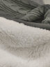 诺雪丝曼毛毯冬季羊羔绒盖毯 保暖加厚季AB面全棉午休毯沙发毯 【暖冬羊羔绒】轻奢雅灰 150X200cm(约3.8斤) 实拍图