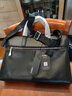 新秀麗（Samsonite）手提公文包男軟牛皮革通勤電腦包14英寸商務(wù)簡(jiǎn)約出差包大\TK9 黑色|凈重0.84kg|可手拎-可斜跨 大包14英寸 曬單實(shí)拍圖