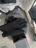 七匹狼手套冬季男士騎行電動車防凍皮防風觸屏防寒防水加絨發(fā)熱保暖手套 經(jīng)典款黑色【均碼】 曬單實拍圖