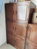鵲棲衣柜臥室實(shí)木斗柜五斗櫥邊柜衣服多功能柜子儲物柜家用收納 咖啡色-兩層-60cm 曬單實(shí)拍圖