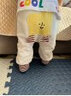 芋居坊寶寶屁屁褲嬰兒純棉春秋pp褲子男女寶寶外穿大屁屁薄款休閑哈倫褲 杏色 男女可穿 90 碼 曬單實(shí)拍圖