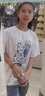 芭梵鼠女童套裝夏裝女兒童T恤+長褲中大童胖女孩衣服3-15學生運動兩件套 青少年寬松套裝-紫色 160 曬單實拍圖