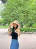 上海故事遮陽(yáng)帽女士大檐真絲太陽(yáng)帽沙灘帽防曬防紫外線(xiàn)送媽媽禮物 曬單實(shí)拍圖