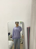 FSHE圓領(lǐng)拼接紫色假兩件加絨衛(wèi)衣女2025年秋冬新款寬松休閑套頭上衣潮 紫色/秋冬[加絨款] L-適合106-120斤 曬單實(shí)拍圖