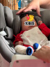 感恩西亚儿童安全座椅0-12新生婴儿宝宝车载座椅360度旋转汽车用可坐 标准版-魅影红 实拍图