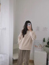 輕靜珊瑚絨情侶睡衣女秋冬季長(cháng)袖加厚加絨保暖圓領(lǐng)男士睡衣家居服套裝 5680 XL 男（建議125-150斤） 曬單實(shí)拍圖