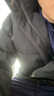 LEEREDPOI羽絨服男立領(lǐng)寬松休閑潮流百搭短款冬季保暖鴨絨冬天青年外套 黑色 L 約120-145斤可穿 曬單實(shí)拍圖
