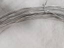 美外 铝丝线铝线  手工艺品diy材料工具  盆景用铝丝 白色直径2毫米（一斤60米） 实拍图