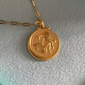 千葉珠寶黃金足金吊墜十二星座雙面星座項(xiàng)鏈送女友計(jì)價(jià)YS女神節(jié)禮物 摩羯座/按實(shí)際克重多退少補(bǔ) 金重約3.5g/含工費(fèi) 曬單實(shí)拍圖
