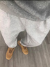 安踏好事發(fā)生丨加絨休閑衛(wèi)褲男女同款春季寬松收口針織運動長褲子 曬單實拍圖