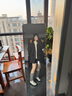 NEW BALANCE NB 男羽絨服冬季保暖連帽鴨絨防潑水毛領(lǐng)中長(zhǎng)款羽絨服AMJ44300 AMJ44300-BK M 曬單實(shí)拍圖