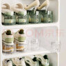 家の物语（KATEI STORY）日本双层鞋子收纳架鞋架整理家用可调节抗压塑料鞋托鞋柜收纳神器 升级款透明绿（12个装） 实拍图