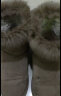 达芙妮（DAPHNE）东北防寒雪地靴女2023冬季新款加绒加厚皮毛一体防滑防水保暖棉鞋 【厚绒保暖升级款】豆沙色 35 实拍图
