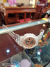 Mtin 冰韌樹脂手表帶表殼適用于卡西歐Casio g-shock GMA-s110 DW5600 6900 GA110 700 2100 BA110 GMA透明玫瑰金字 曬單實拍圖