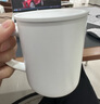 膳魔師（THERMOS）咖啡杯牛奶杯不銹鋼茶杯男女高顏值生日禮物簡約水杯帶蓋 白色440ml 曬單實(shí)拍圖