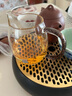 容山堂禾器玻璃公道杯茶漏三件套分茶器高硼硅耐熱加厚手工大號茶海茶杯 禾器玻璃澄然茶海-玫瑰金 曬單實拍圖