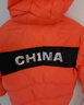 鴨鴨（YAYA）兒童羽絨服男女童新中長款加厚過膝面包服冬季中大童裝外套GM 活力橙 150 曬單實拍圖