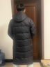 匹克長(cháng)款羽絨服男春春新款加絨連帽保暖加厚鴨絨外套運動(dòng)服男女同款 黑色 XL 曬單實(shí)拍圖