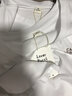 LOVER RUCCI歐洲站2023夏季新款短袖t恤女純棉圓領(lǐng)洋氣字母印花修身體恤ins潮 白色 M (96~110斤) 曬單實拍圖