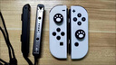 Nintendo Switch任天堂switch原裝二手joycon手柄jc 可刷amibo 支持健身環(huán)HD震動(dòng) 98星白色一對 帶原裝手繩 曬單實(shí)拍圖