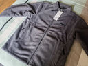 吉普（JEEP）搖粒絨衛衣男士秋冬季新款抓絨衣外套加肥加大碼刺繡立領(lǐng)加絨夾克 灰色 L (建議120-140斤) 曬單實(shí)拍圖