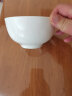 錦鳯 纯白骨瓷碗米饭碗汤碗景德镇餐具家用陶瓷大面碗汤锅单个 饭碗5英寸澳碗 实拍图