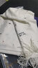 撞青春仿羊毛絨圍巾女秋冬季韓版百搭保暖刺繡披肩圍脖女士生日禮物 少女-白色 200*70cm 曬單實(shí)拍圖