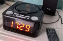 Esscitech家用迷你cd播放機(jī)定時(shí)開(kāi)關(guān)CD機(jī)U盤(pán)mp3英語(yǔ)碟播放器家用床頭收音機(jī)音樂(lè)鬧鐘音響 黑色標(biāo)配 曬單實(shí)拍圖