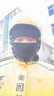 九燦冬季加絨加厚連體帽子男保暖圍脖一體帽護耳護面脖套騎行防風(fēng)面罩 A003A【黑色】加厚連體帽 曬單實拍圖