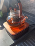 慧茶道 加厚玻璃煮茶壺套裝家用煮茶器泡茶壺提梁壺燒水壺耐高溫養生壺 貓眼玫瑰金+綁繩蘋(píng)果壺 1100ml 曬單實(shí)拍圖