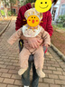 OAK FAMILY冬季新生嬰兒長袖連體衣女寶寶全棉針織毛衫男孩爬服 卡其色（不含領(lǐng)子） 80cm 曬單實(shí)拍圖
