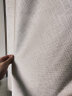 阿黎 全遮光防晒隔热窗帘挂钩式布拉格奶油色3.0米宽*2.7米高 单片 实拍图