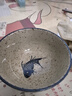 和風(fēng)四季中式復(fù)古陶瓷釉下彩餐具米飯碗家用小湯碗零食碗手繪餐具碗高腳碗 （4.5英寸）復(fù)古魚樂飯碗（300ml 曬單實(shí)拍圖