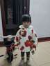 麥拉貝拉嬰幼兒連帽外套冬季夾棉上衣寶寶中國風(fēng)新年服保暖衣服 白色 100 曬單實(shí)拍圖