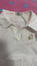 可可鴨（QQ DUCK）童裝女童連衣裙兒童裙子公主裙學(xué)生青少年衣服泡泡袖白色；150 曬單實(shí)拍圖