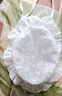 蘇奈雪滿月女寶寶禮服公主裙巴-拉嬰兒連體衣服夏季女周歲包屁裙百天抓 白色網紗雛菊飛哈衣 66cm 曬單實拍圖