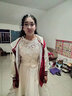麥斯貝思香檳色晚禮服仙氣主持前短后長夢幻顯瘦伴娘服小個子學生女宴會 香檳色 XL 曬單實拍圖