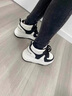 狄德拉真皮內(nèi)增高小白鞋女秋冬加絨厚底輕便高幫鞋小碼松糕板鞋休閑棉鞋 黑色冬季加絨 【牛皮】 35 (225mm) 曬單實(shí)拍圖