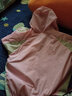 艾諾輪女童薄外套中大兒童裝女孩秋季裝天款中小學(xué)生少女生青少年韓版洋氣上衣小孩子夾克連帽拉鏈衫外出服 胸口小標外套   粉色 120 曬單實(shí)拍圖