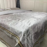 夢(mèng)蓮湖歐式貢緞提花純棉床蓋四件套加厚夾棉床單全棉床罩結(jié)婚慶床上用品 布魯塞爾-銀灰 1.8m床四件套(被套200*230cm) 曬單實(shí)拍圖